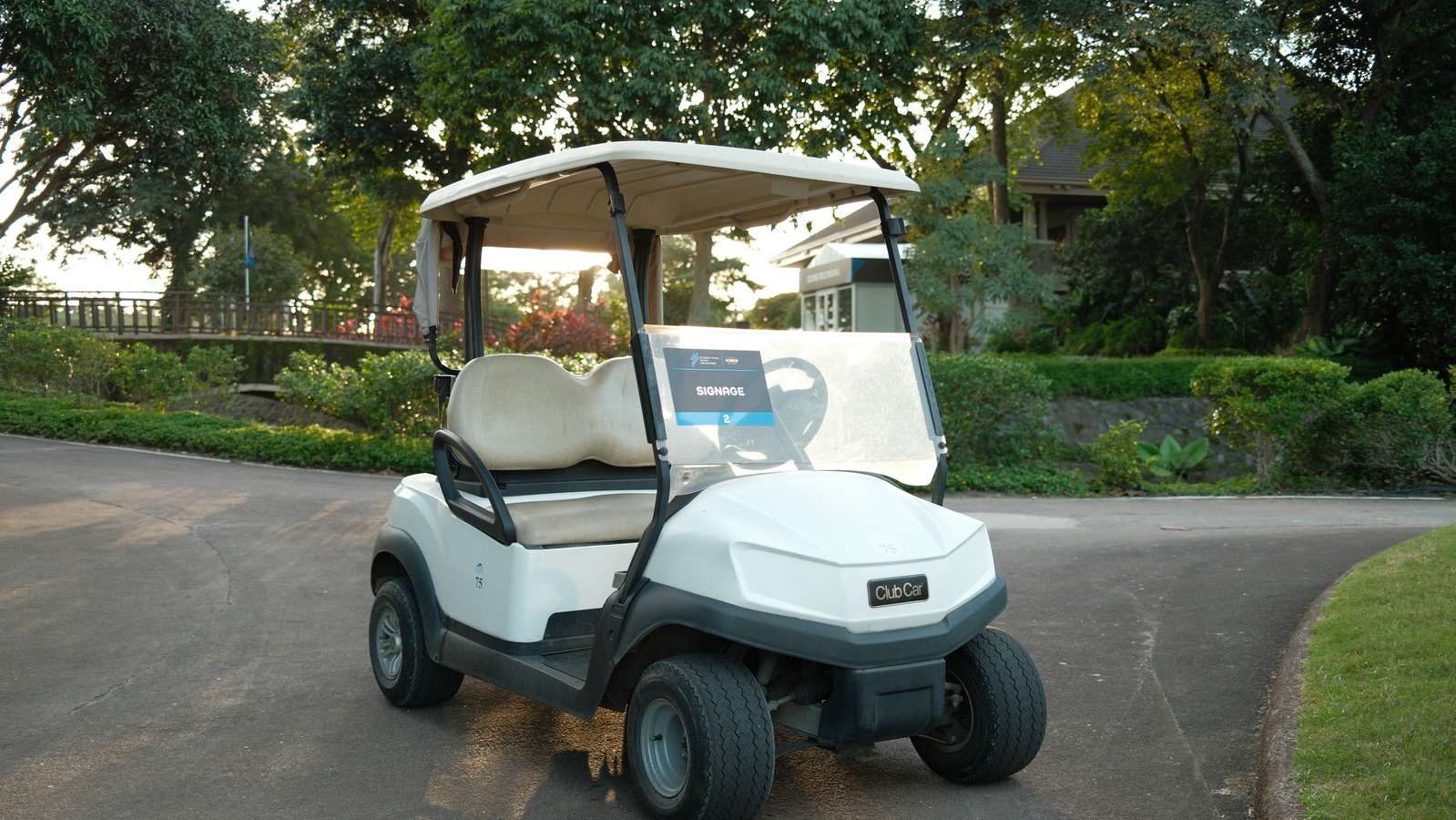 ISP golf buggy decals