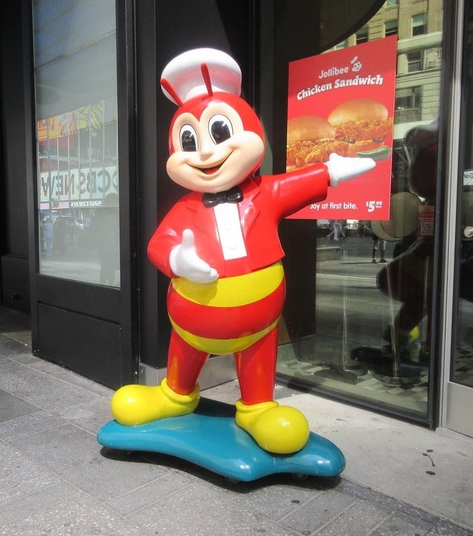 Jollibee 3D standee display