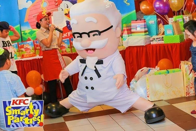 KFC mascot display