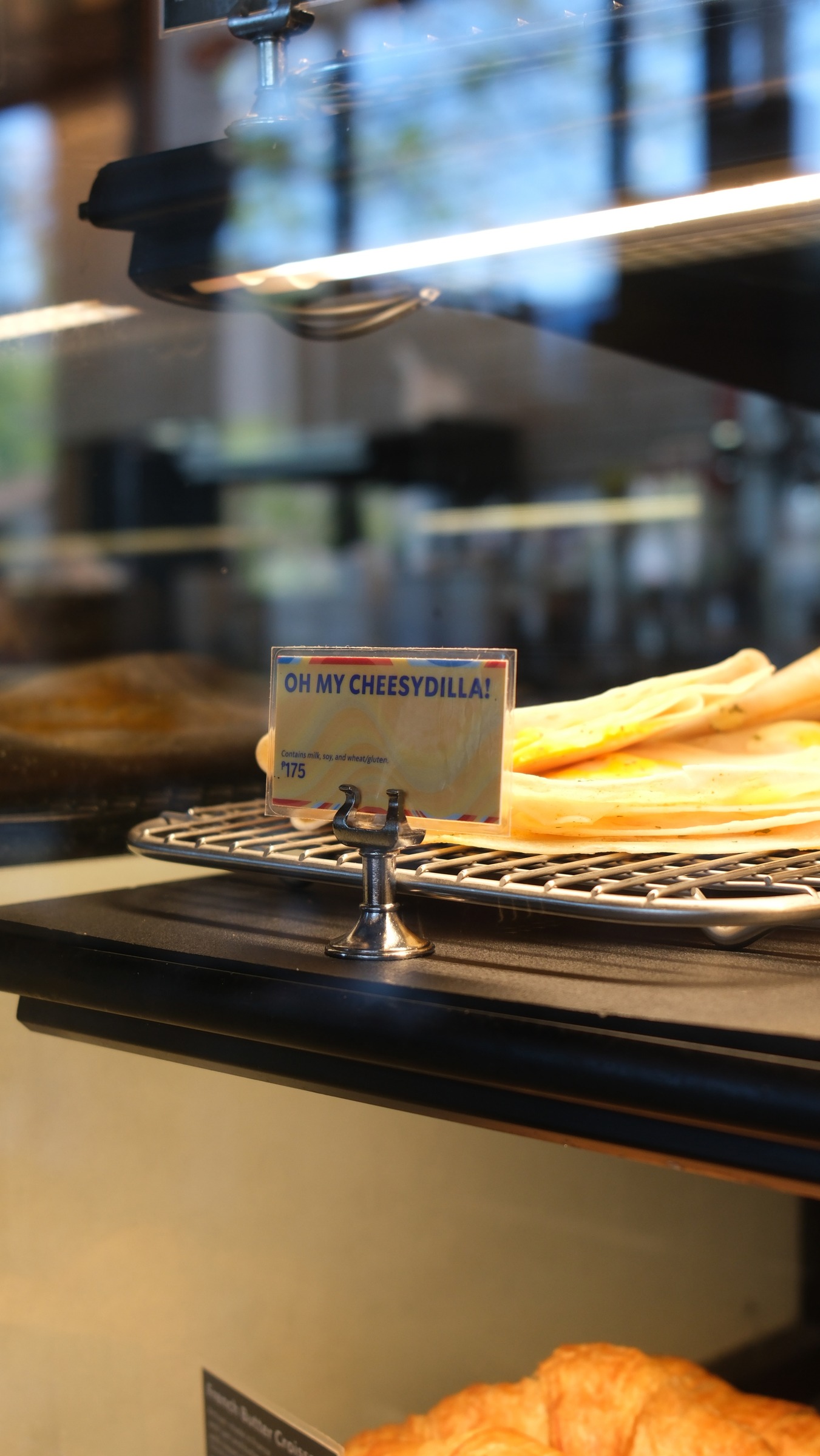 Starbucks pastry signs